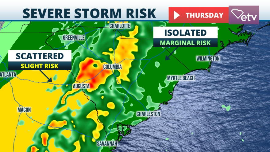 Strong storms Thursday