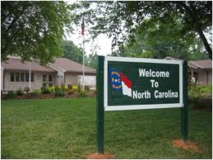 NC Welcome Sign