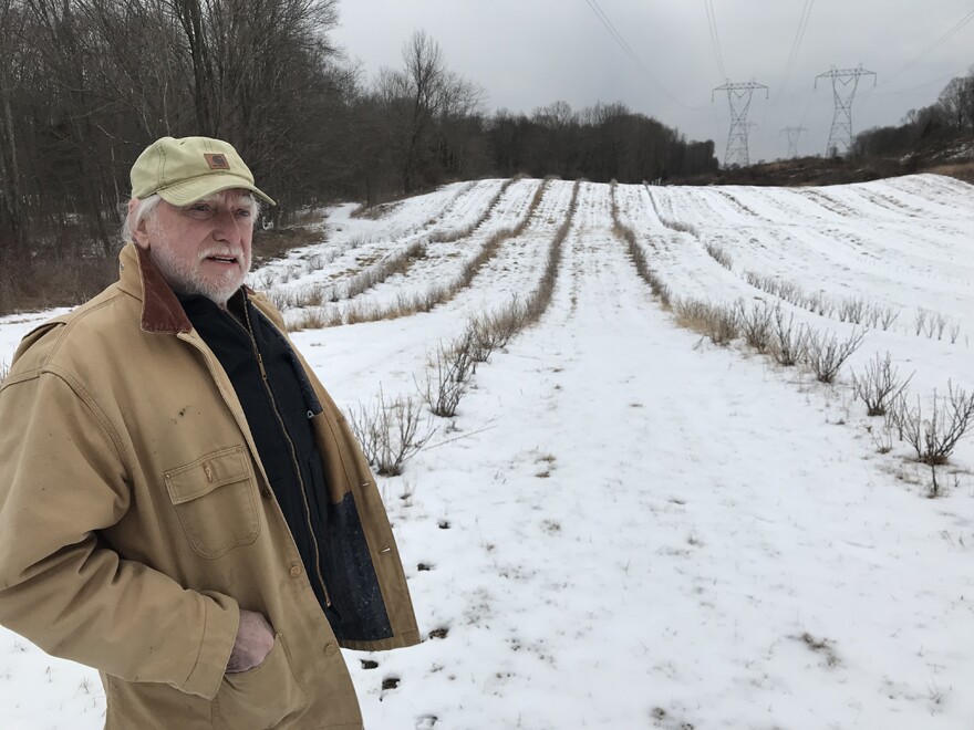 Greg Quinn at his current farm in Staatsburg,NY