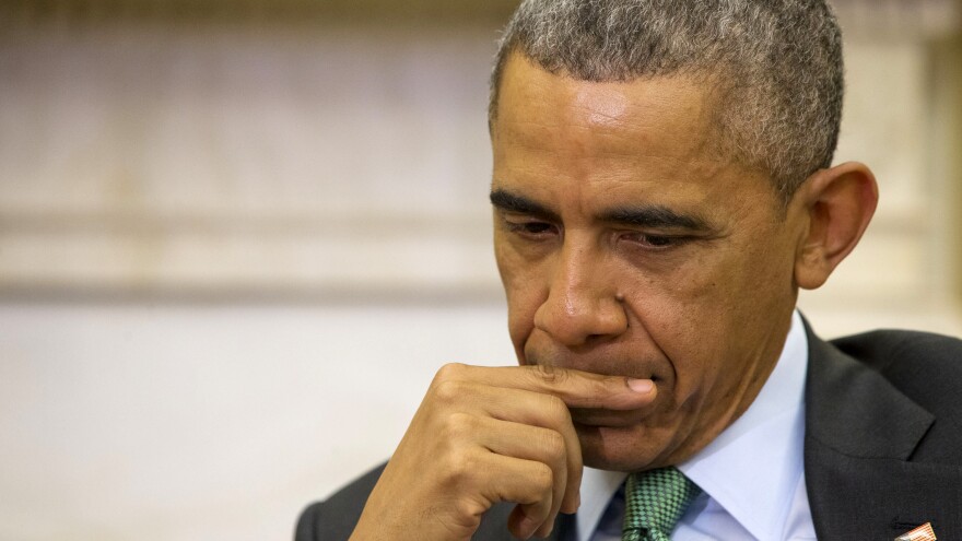 "What we're seeing right now is a failure to invest in education and infrastructure and research and national defense," Obama said about the House Republicans' budget Tuesday.