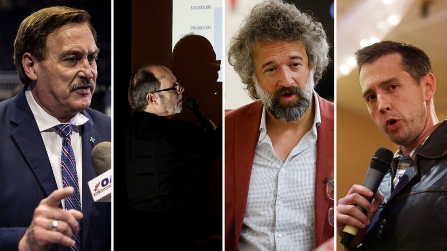 Chet Strange/Getty Images; David Carson/St. Louis Post-Dispatch via AP; Jonathan Drake and Brian Snyder/Reuters