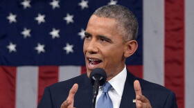 President Barack Obama delivers his State of the Union address to a joint session of Congress on Capitol Hill on Tuesday, Jan. 20.