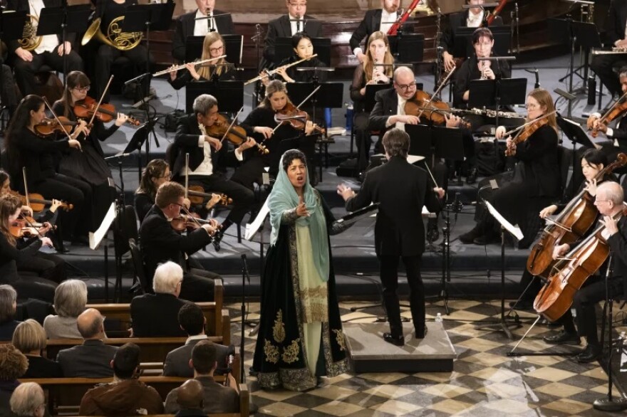 Soprano Mary Elizabeth Williams, center, hopes that Edmond Dédé's Morgiane becomes an opera as "well worn" as those by the likes of Puccini, Verdi or Wagner.