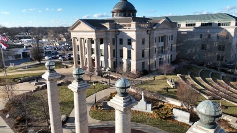 The Boone County Courthouse Plaza is one venue for "No Kings" protests planned across mid-Missouri on Saturday.