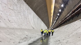 The expansion of the Hampton Roads Bridge-Tunnel broke ground in 2020. Now, officials say it won’t wrap up until 2027. (Courtesy of VDOT)