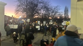 A large mass of protesters convened in Baltimore’s Patterson Park Tuesday evening to speak out against ICE and other Trump administration policies, joining other protests across the nation this week.