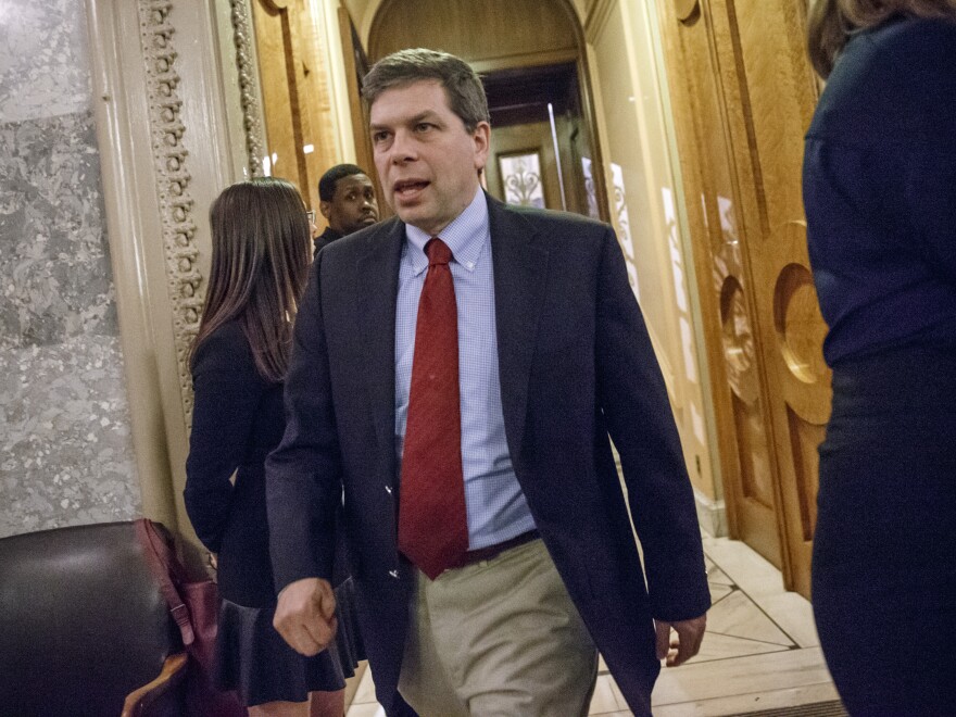 The Associated Press has called the Alaska Senate race for challenger Dan Sullivan. But incumbent Sen. Mark Begich (above) has not conceded.