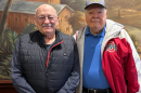 George Stephens (right) and Tom Mangold of the Kiser High School Alumni Association (KHSAA).