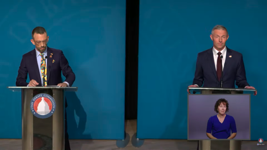 Candidates for Utah's 4th congressional district face off at Snow College on Thursday, Oct. 9.