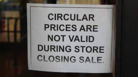 Liquidation sales began Thursday at 18 Marsh stores that did not attract a buyer during the grocer's bankruptcy auction.