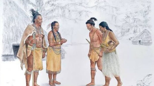 Illustration by artist Bobby C. Martin as part of the Visualizing Indigenous Florida exhibition