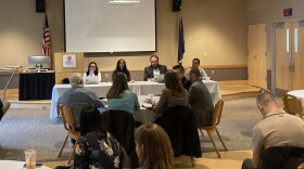 Officials from the Pa. Department of Drug and Alcohol Programs met Tuesday with invited Luzerne County stakeholders at King's College in Wilkes-Barre.
