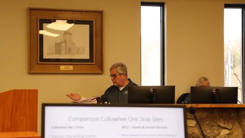 Jackson County Board of Elections member Jay Pavey on December 9, 2025