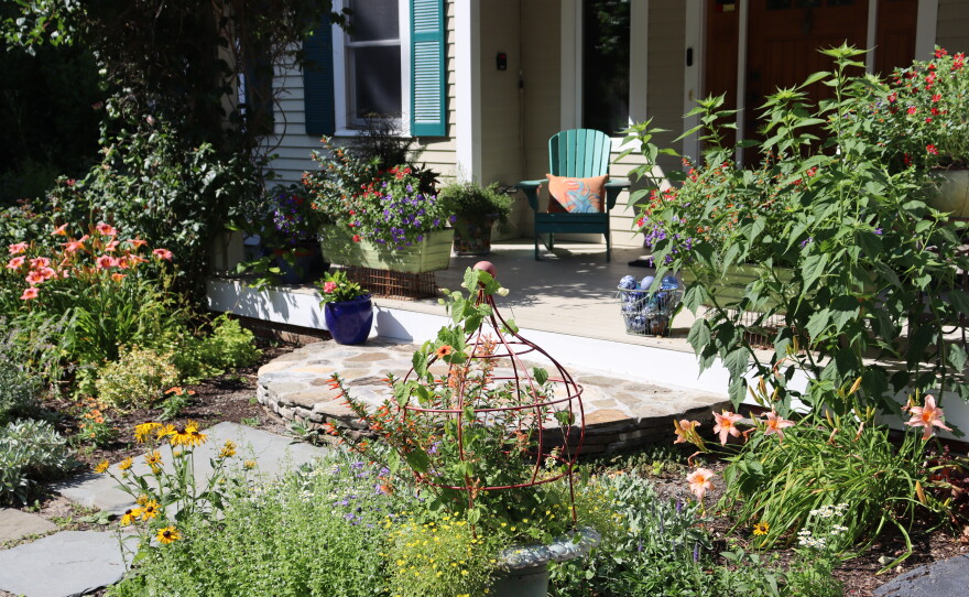 Photos of the home garden of CAI's The Garden Lady, C.L. Fornari 
