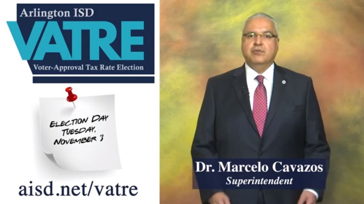 Arlington ISD Urges Voters To Approve Property Tax Increase | KERA News