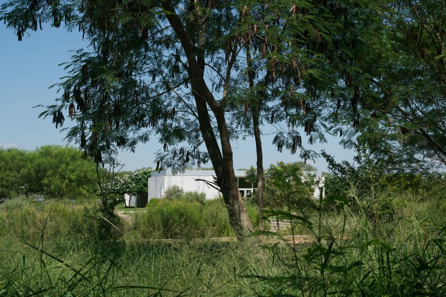 President Trump's planned border wall would cut the privately owned National Butterfly Center in two.