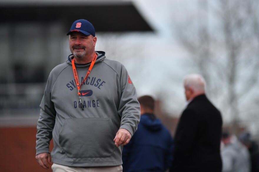 Syracuse Defensive Coordinator Dave Pietramala made his return to Baltimore after 24 years with Johns Hopkins