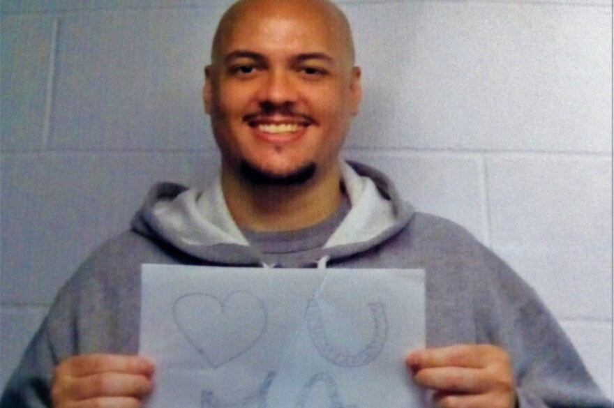Christopher Vialva prayed for the families of his victims Thursday evening.