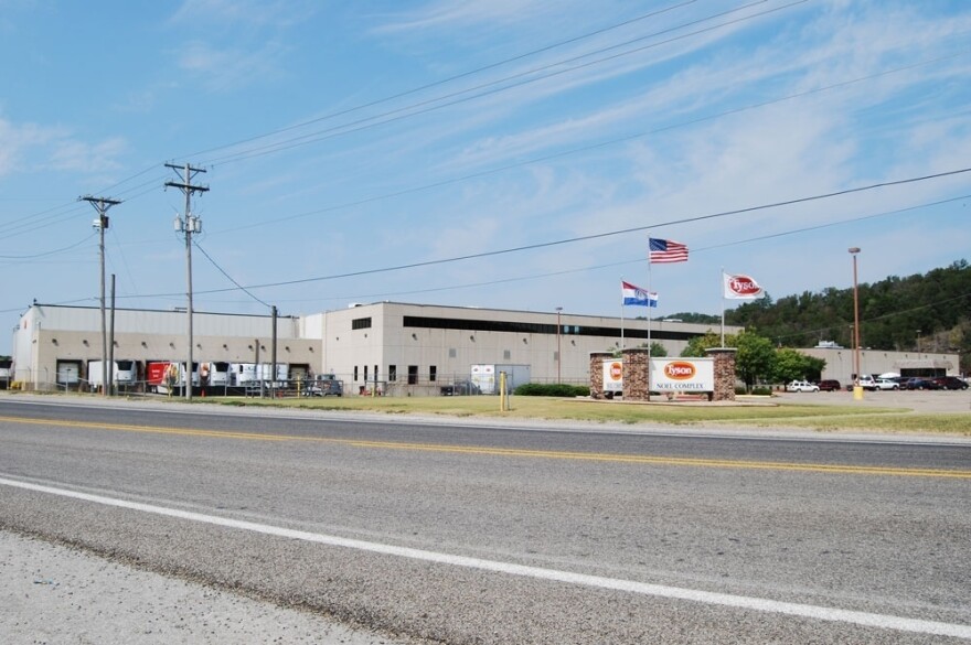 The Tyson plant in Noel, MO. The company settled price fixing lawsuits for more than $200 million without admitting any guilt.