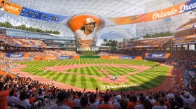 A rendering of the Orlando Dreamer's stadium proposal that was submitted to the