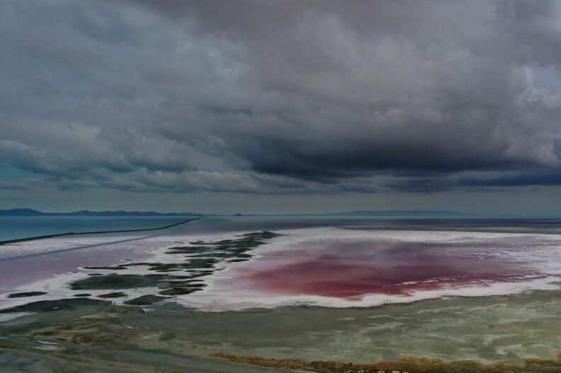 Severe drought takes its toll on the Great Salt Lake.