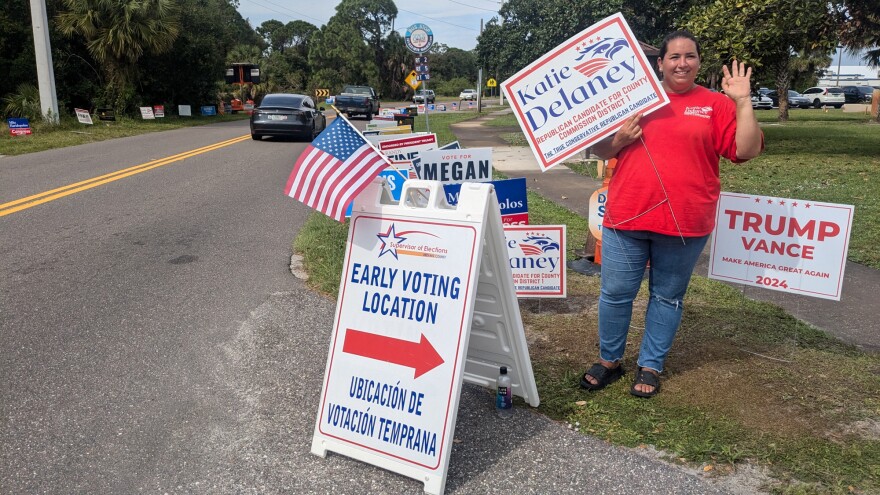 If elected to represent Brevard District 1, candidate Katie Delaney said she’d like to prioritize cleaning up the Indian River Lagoon by updating the county’s sewer and stormwater infrastructure. The north end of the lagoon in particular, where water tends to stagnate due to lower circulation, is “really in trouble,” Delaney said.