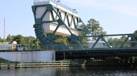 Cars travel over the Great Bridge Bridge in Chesapeake on Sept. 1, 2026.