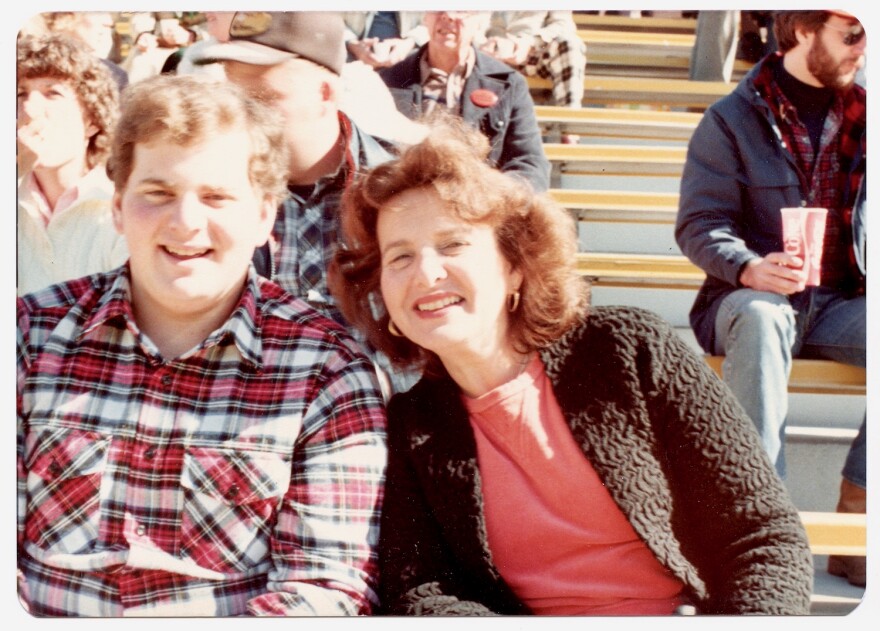 David Zlowe and his mother Iris. "My mother died of cancer when I was 24 years old and the last words that she and I exchanged were 'I love you.' So I was very fortunate to have a loving family even though I didn't have them for as long as I would have liked."