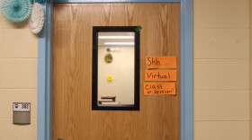 A virtual only classroom at KIPP Central City Primary. The district has asked all schools to transition to online learning for the next few weeks due to the city's "concerning" spike in COVID-19 cases.