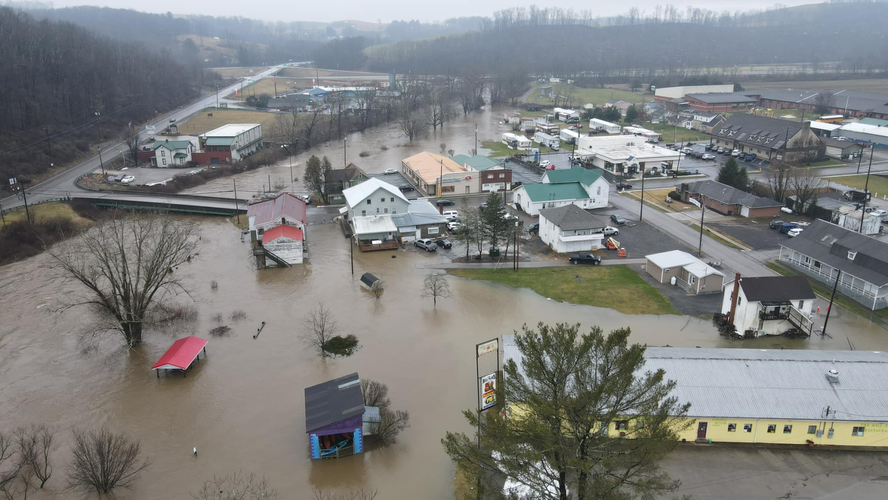 Floodwaters Bruceton Mills