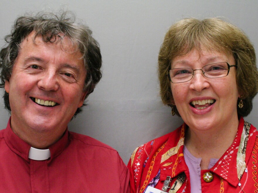 The Rev. Noel Hickie was working as a hospital chaplain when he met Marcia Hilton, a bereavement counselor at a hospital in Eugene, Ore. For 25 years they often worked together on hospice teams.