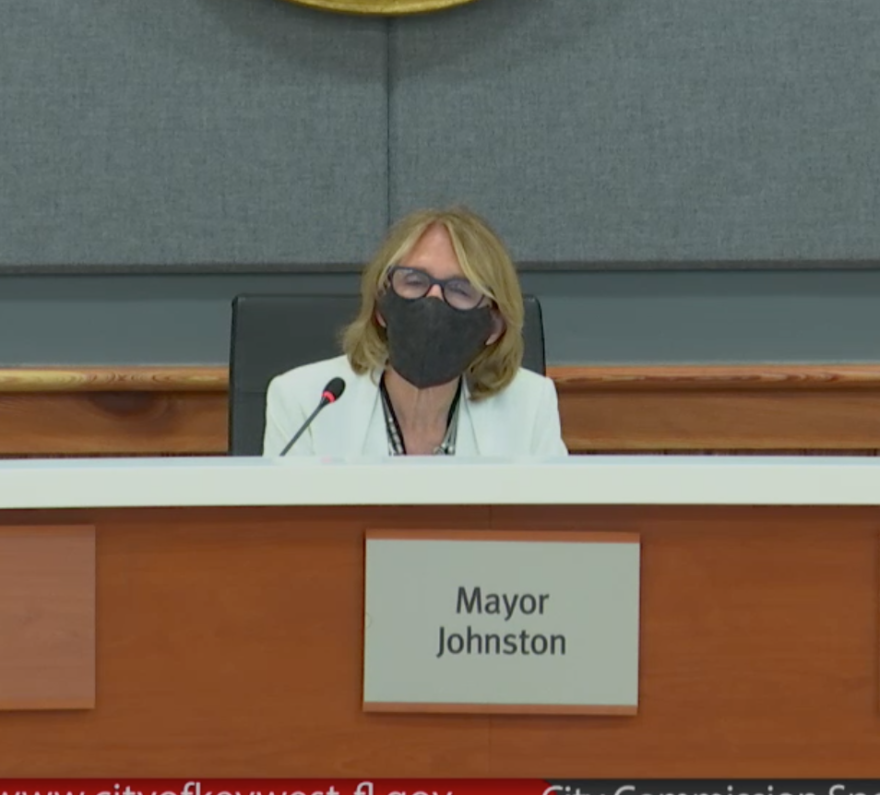 Key West Mayor Teri Johnston withdrew her proposal for a midnight curfew for bars, restaurants and alcohol sales.