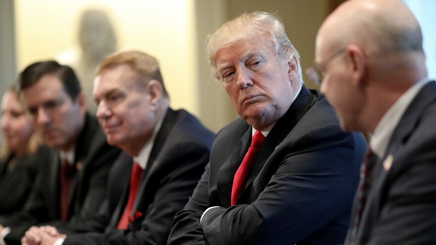 President Trump meets with leaders of the steel and aluminum industries at the White House last week.