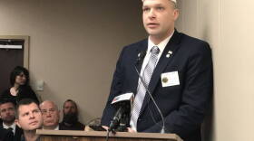 American Legion of Indiana Assistant Adjutant Will Henry testifies in a House committee on cannabidiol.