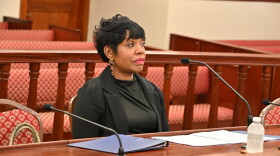 Pictured: Virgin Islands Taxicab Commission Executive Director Melissa Smith testifies before the Senate Committee on Government Operations, Veterans Affairs and Consumer Protection during Monday’s hearing on the commission’s response to findings from an Inspector General audit.