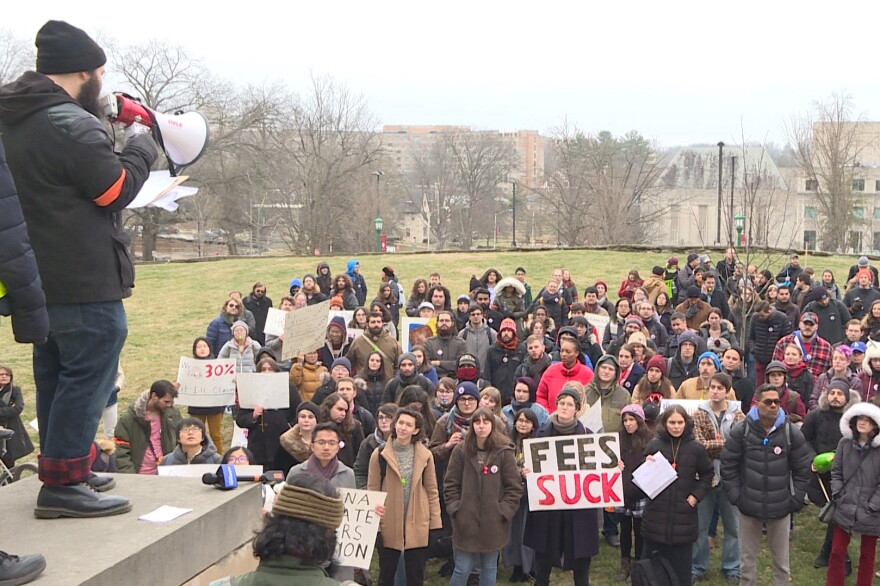 Nearly 2,000 Indiana University graduate students have signed a petition calling to end the fees, which they say are unaffordable.