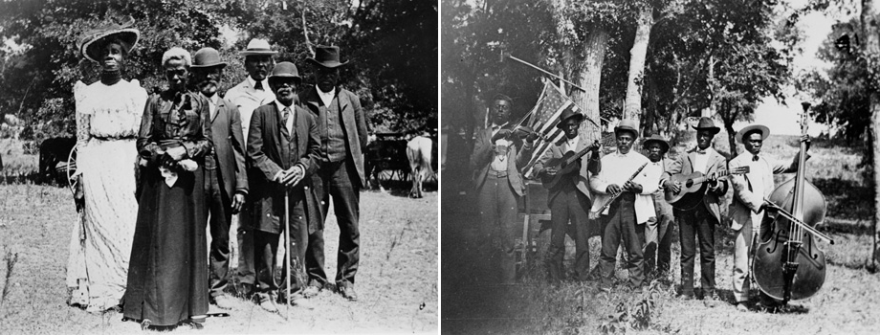 Former slaves celebrate in Austin on June 19, 1900.