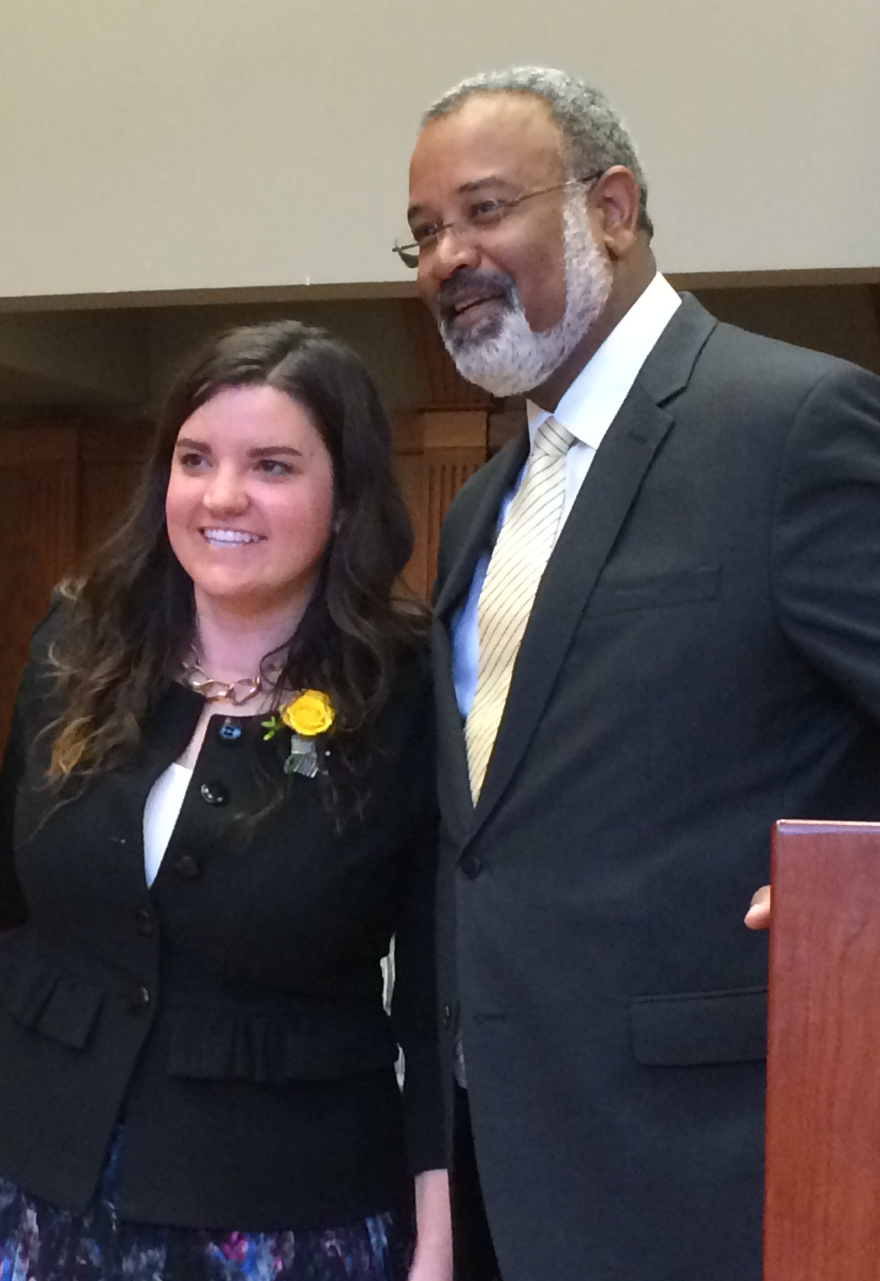 Emily Renda and Martin Philbert in 2015.