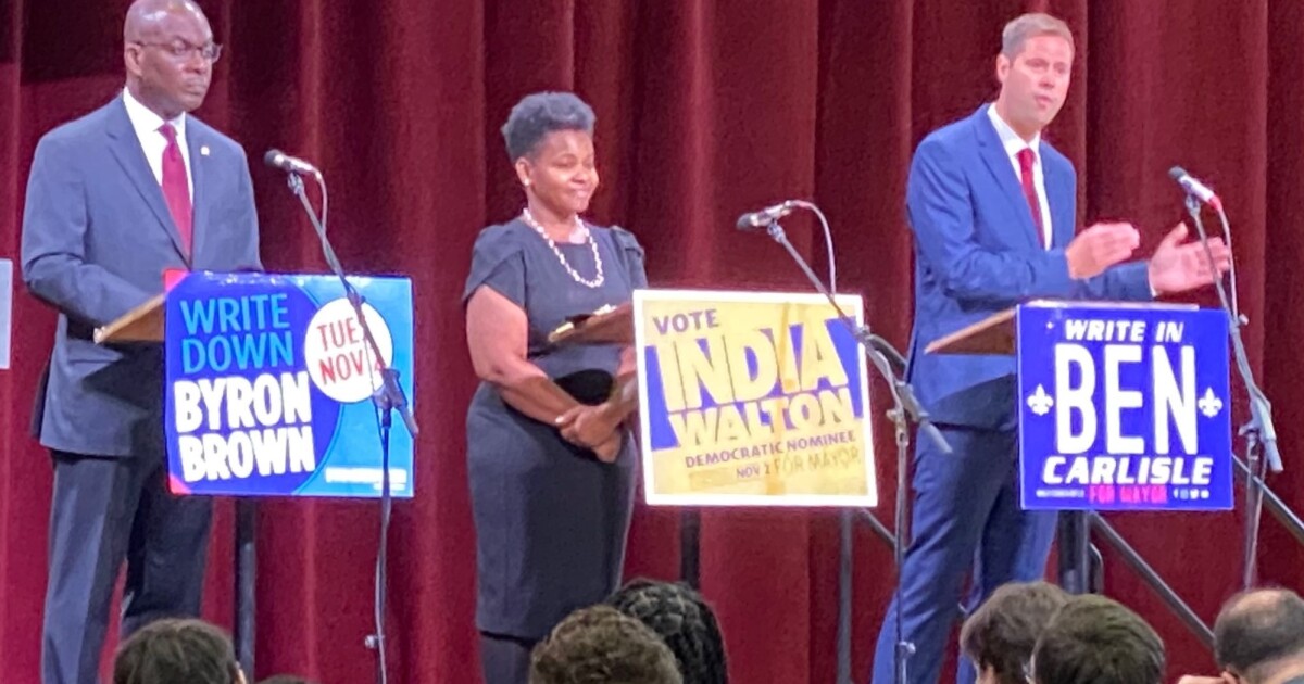 HEAR IT HERE Brown, Walton & Carlisle clash in studentrun debate at