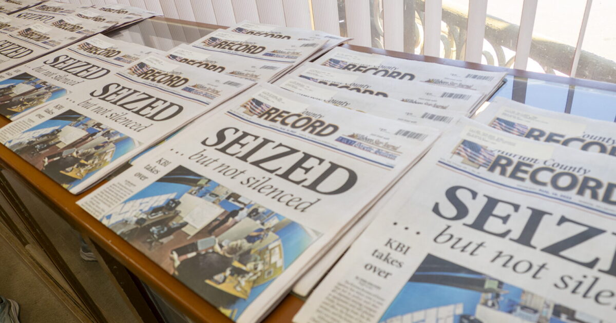 Kansas officials downplayed their involvement in Marion newspaper raid ...