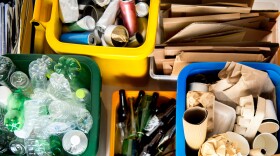 Trash for recycle and reduce ecology environment