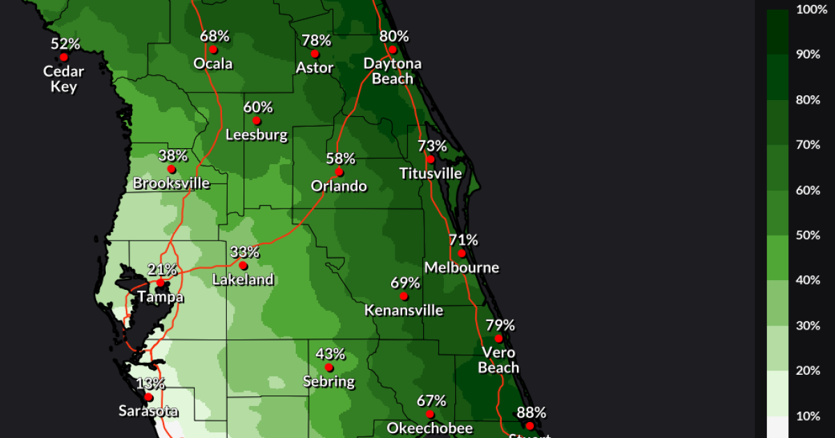Storms, Soggy Evenings, and a Dry Weekend Ahead for the Treasure Coast ...