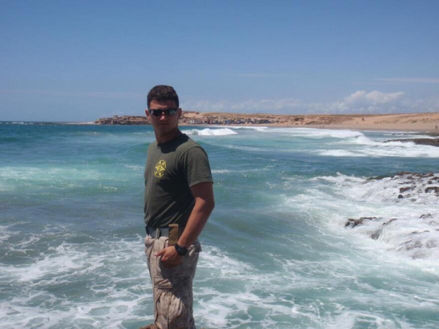 Tim Maynard served in the Marines for eight years with tours in both Iraq and Afghanistan.