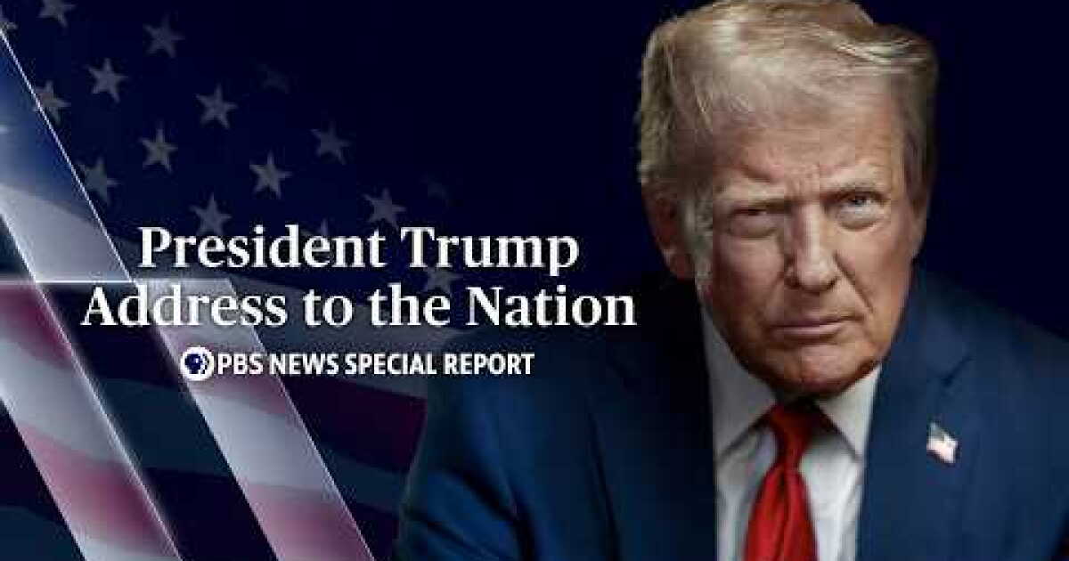 VIDEO: Trump addresses Iran war in first prime-time speech since ...