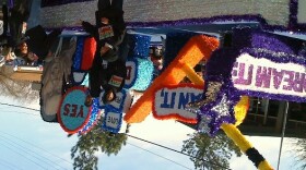 One of the many colorful floats in today's MLK Parade in Tulsa.