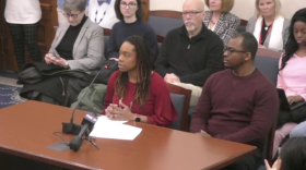 Ashley Phillips testified in support of the bill in front of the Senate committee on Family and Children Services.