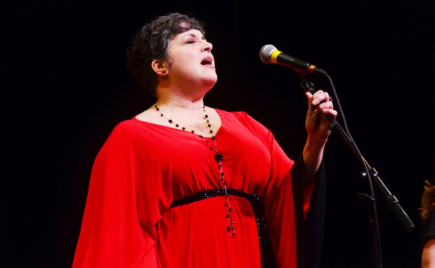 Kelly Hogan performing live at Mountain Stage.