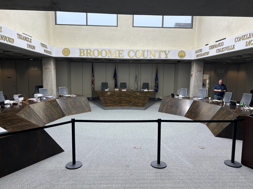 Broome County Legislature chamber