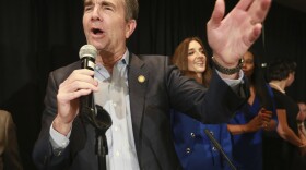 Virginia's Gov. Ralph Northam speaks to supporters at a Democratic victory party in Richmond, Va., Tuesday. Democrats will control the Governor's mansion, and both chambers of the General Assembly for the first time since 1993.