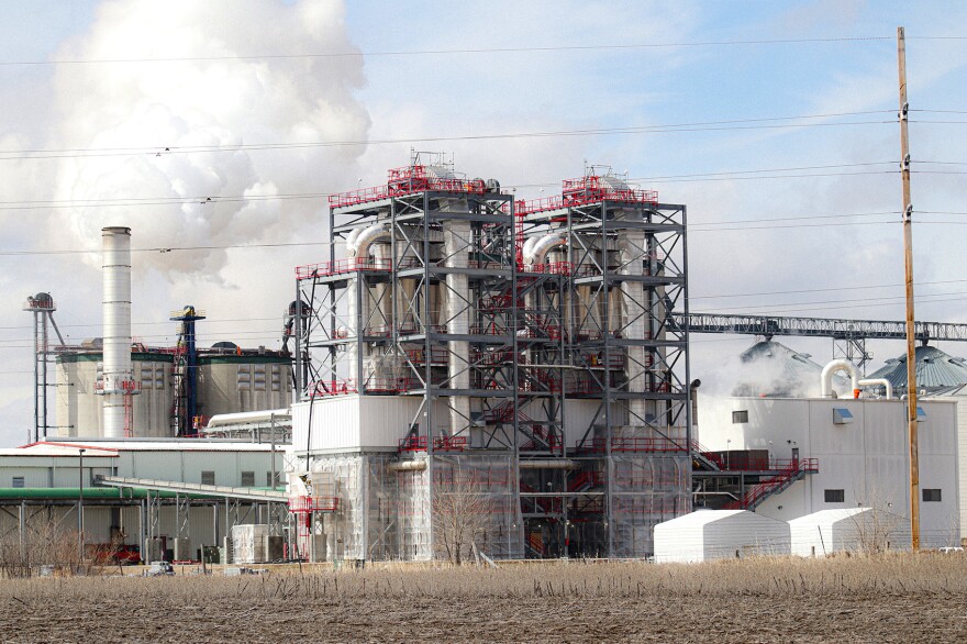 Ethanol plants across the Midwest, including the POET Bioprocessing plant in Shell Rock, Iowa, are participating in three proposed carbon pipeline projects that would capture their carbon dioxide emissions, pipe them to North Dakota and Illinois, and store them deep underground.